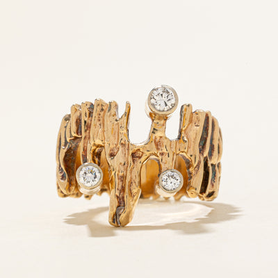 Diamond Abstract Ring | 0.25ctw | SZ 7