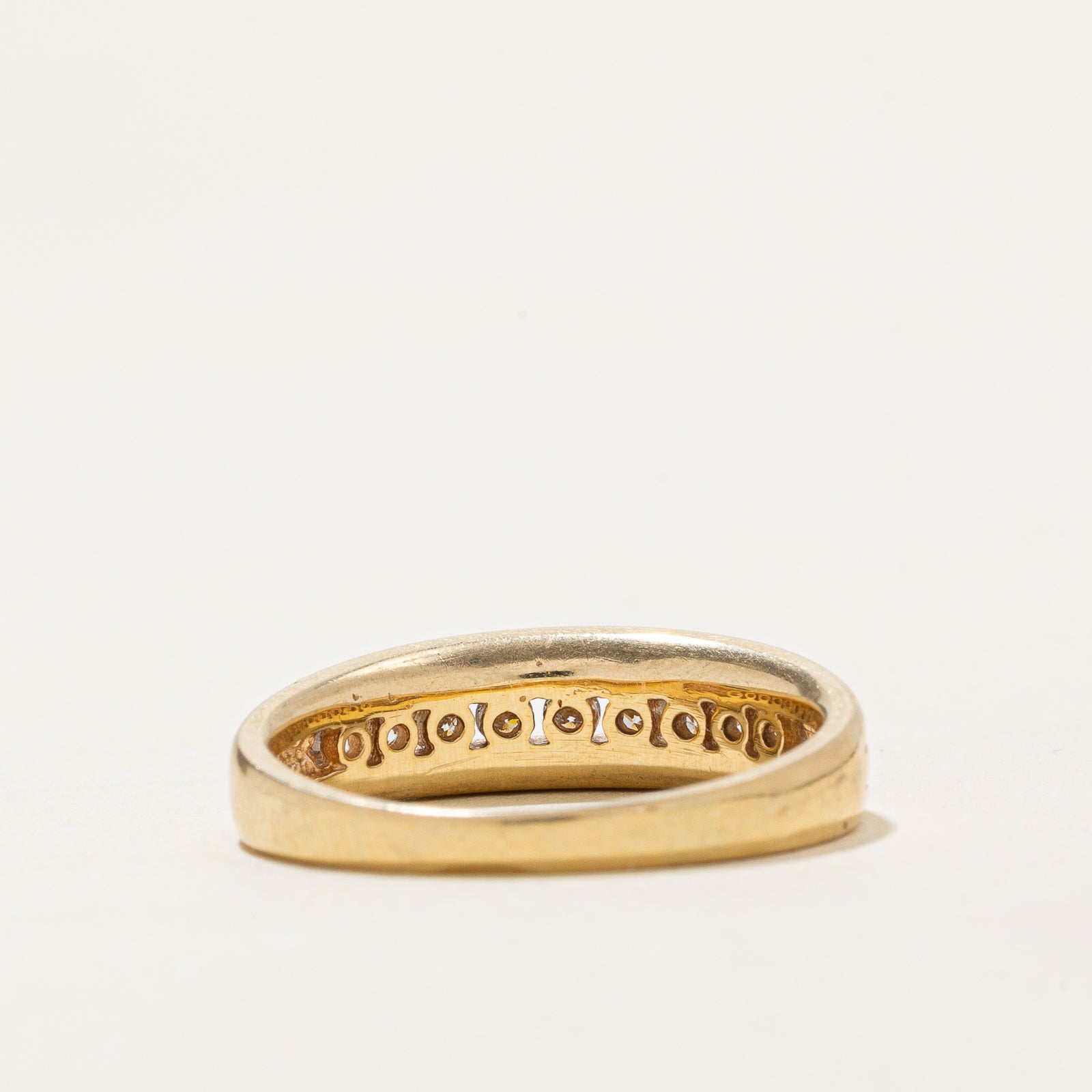 Channel Set Diamond Band | 0.24ctw | SZ 7