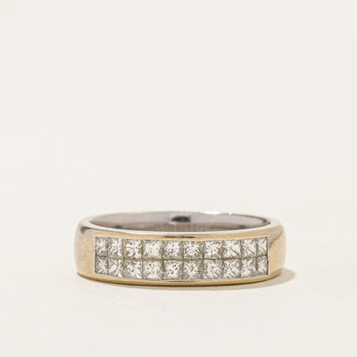 Double Row Semi Eternity Diamond Band | 0.77ctw | SZ 5.5