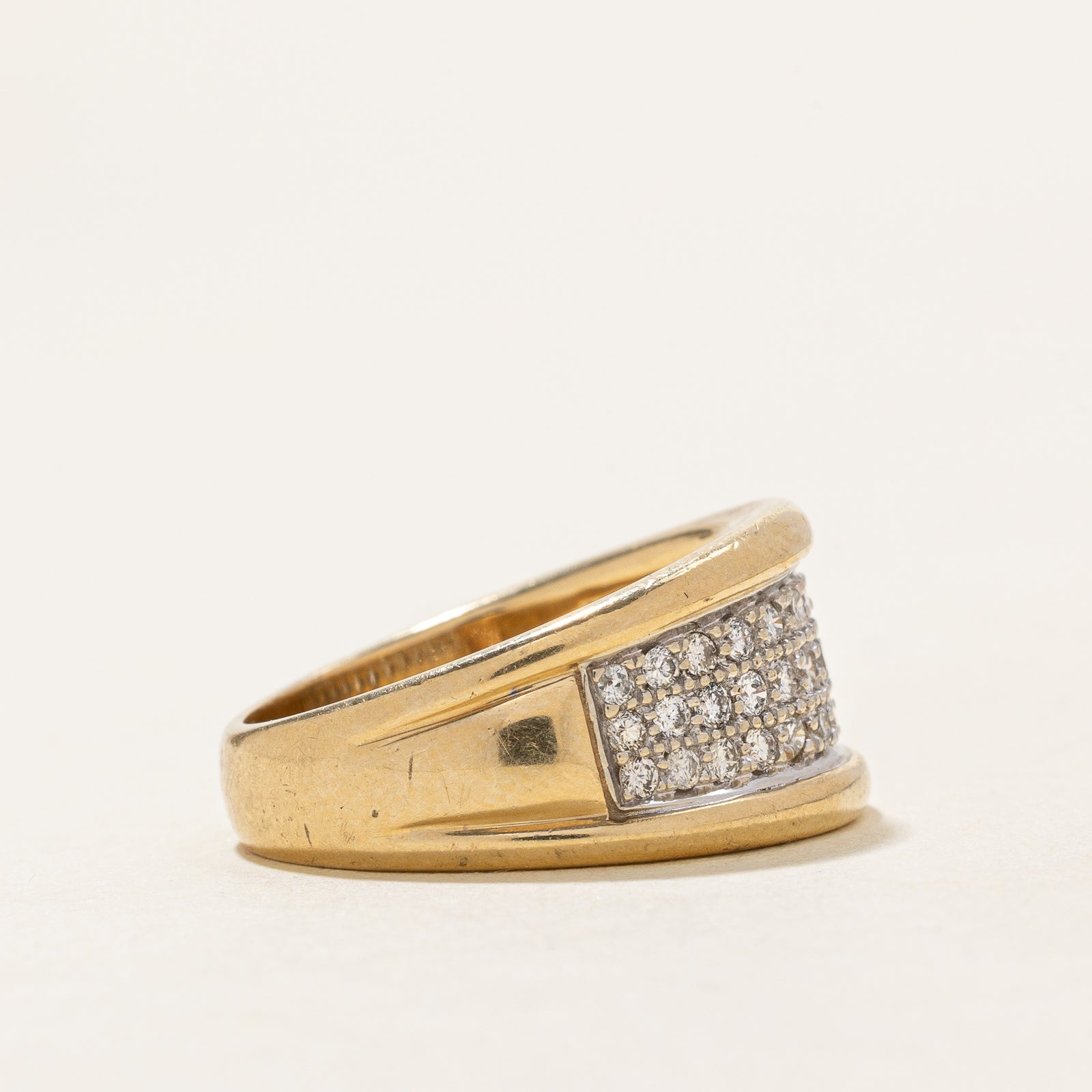 Pave Set Diamond Band | 0.55ctw | SZ 6.25