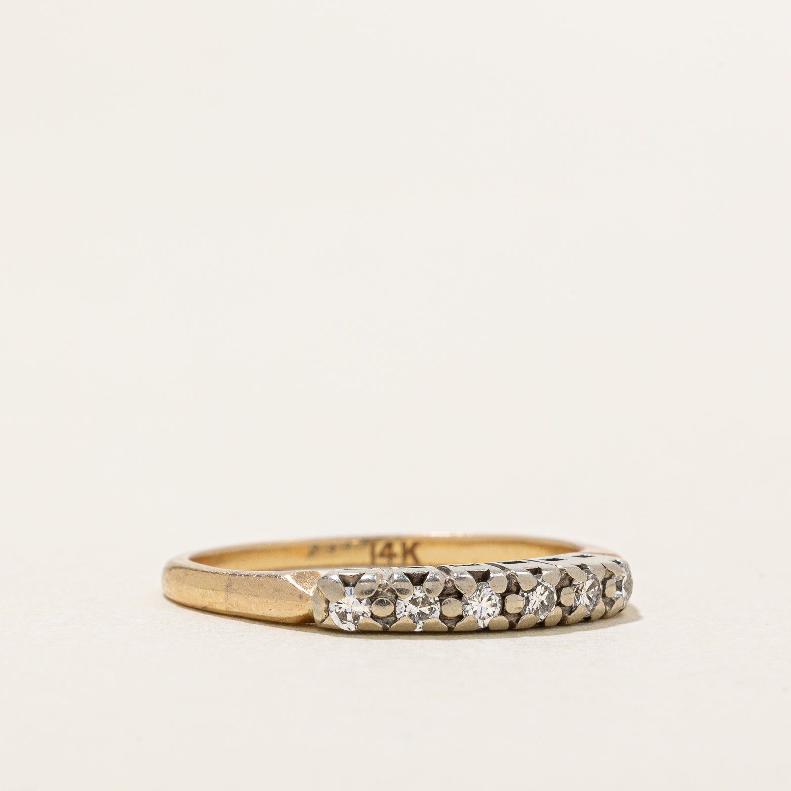 Six Stone Diamond Band | 0.18ctw | SZ 7.5