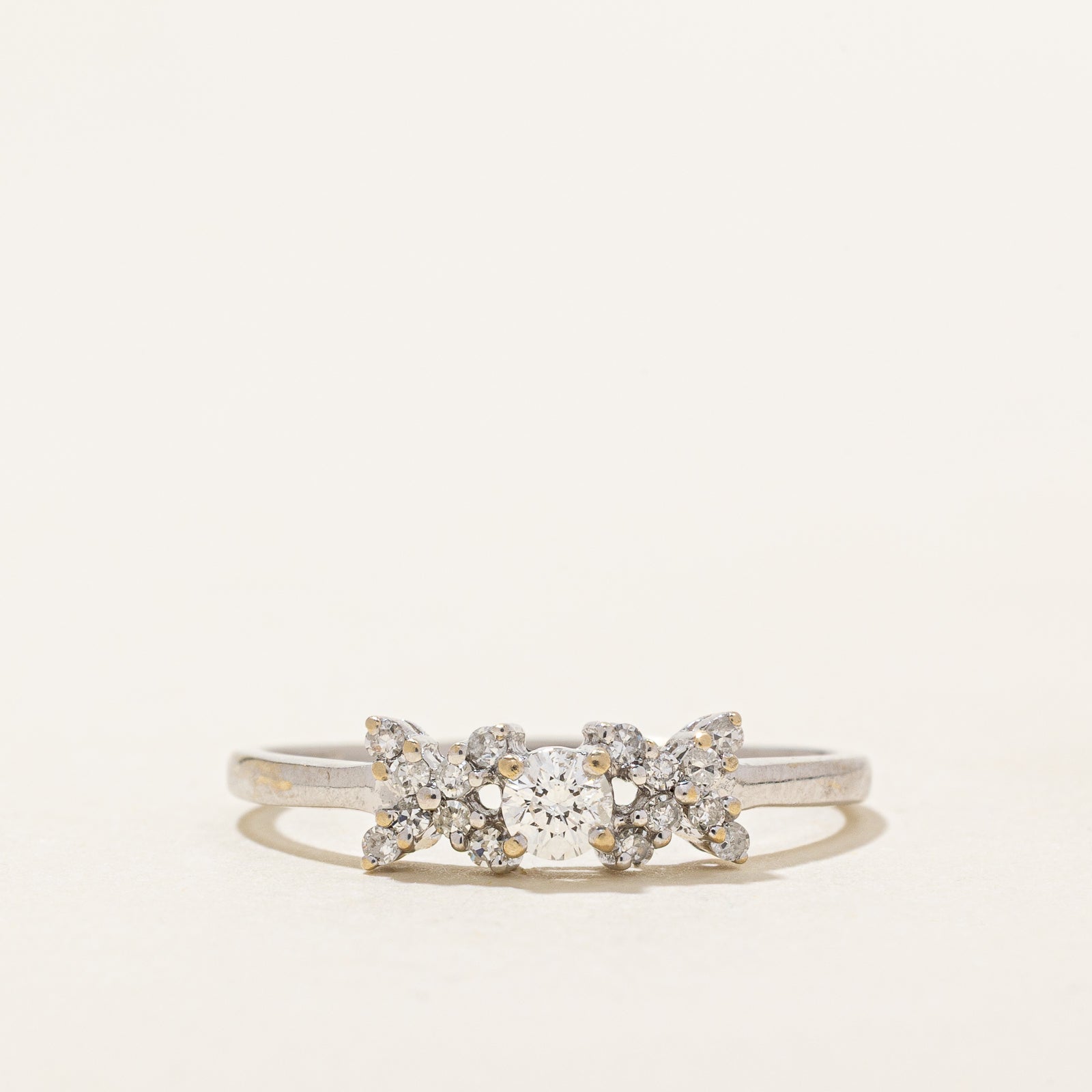 Diamond XOX Ring | 0.29ct | SZ 8.25