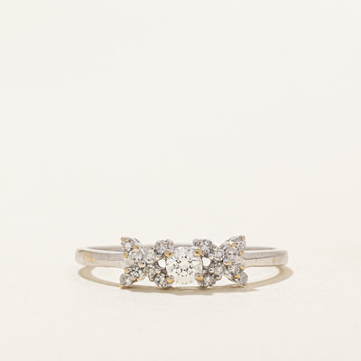 Diamond XOX Ring | 0.29ct | SZ 8.25