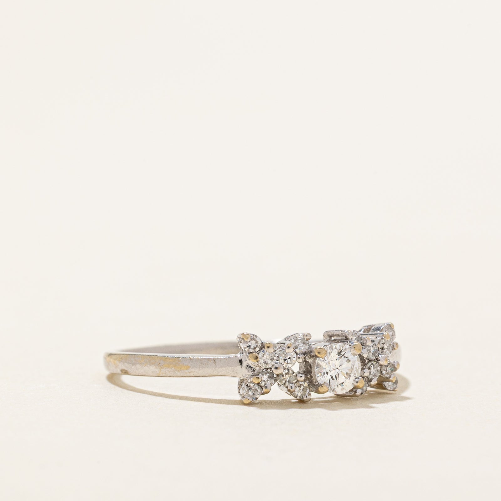 Diamond XOX Ring | 0.29ct | SZ 8.25