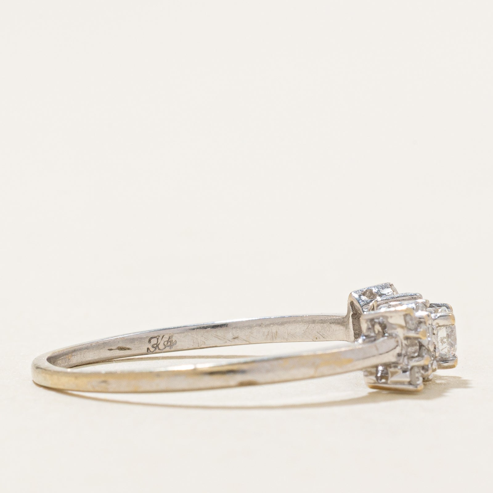 Diamond XOX Ring | 0.29ct | SZ 8.25