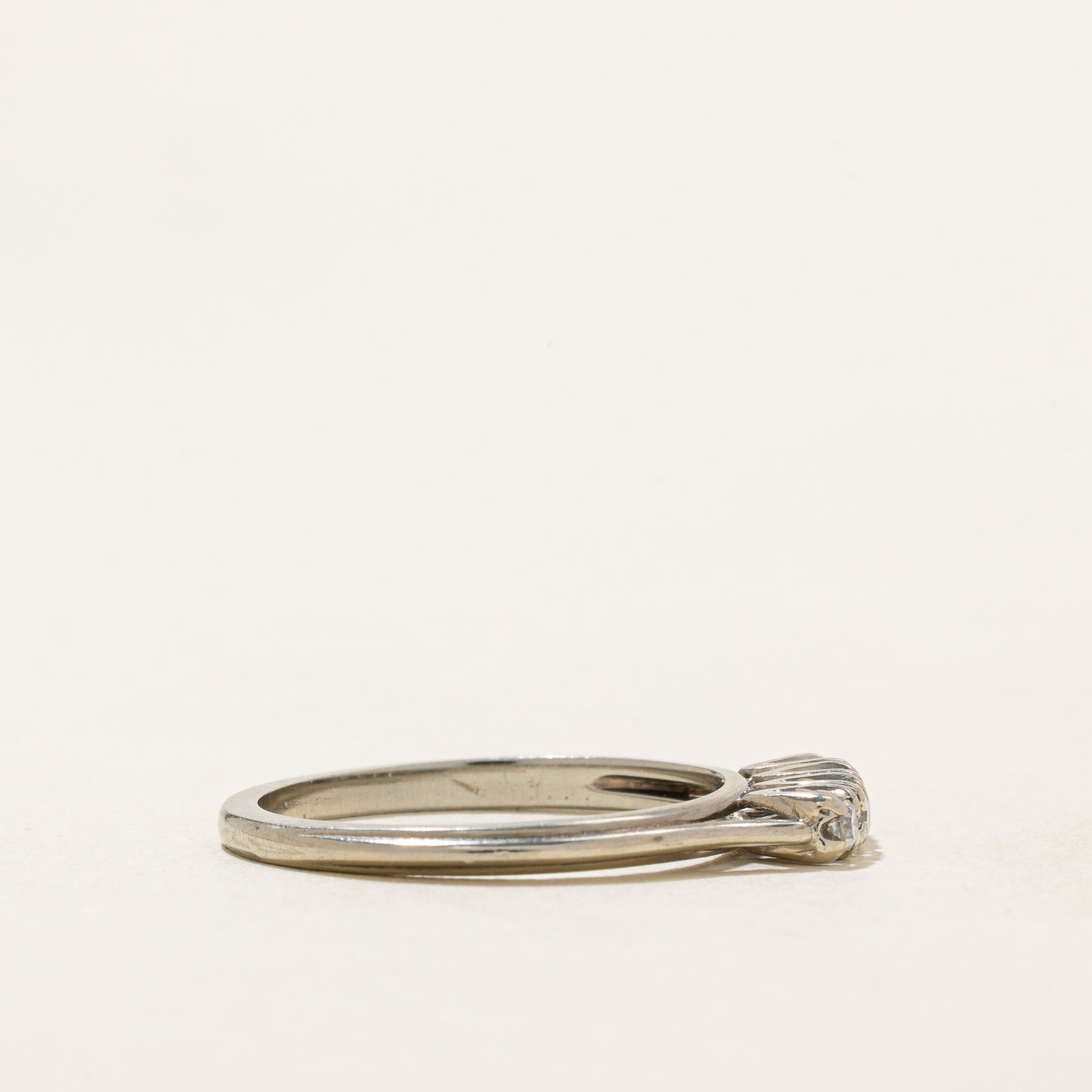 High Set Four Stone Diamond Ring | 0.11ctw | SZ 6