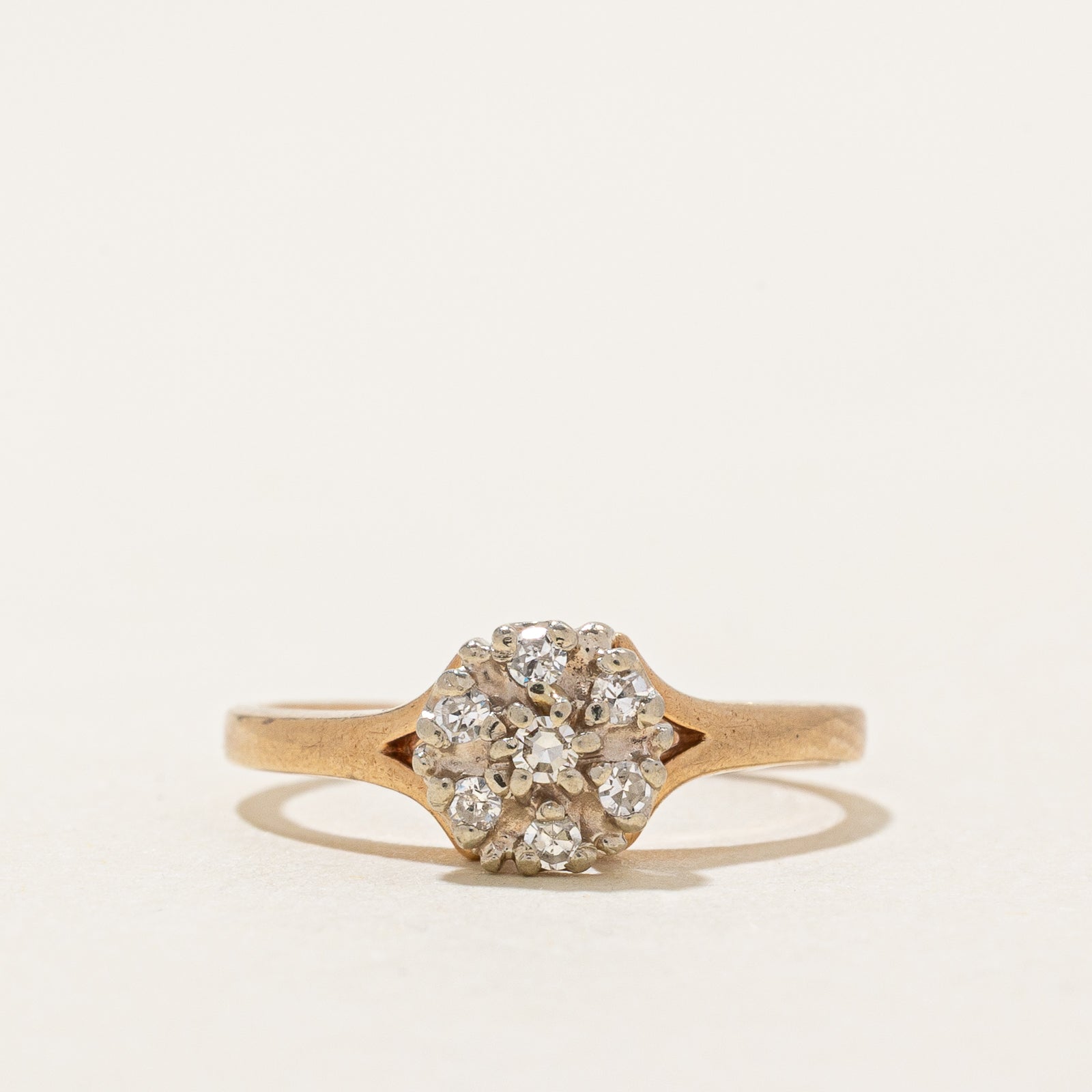 Diamond Cluster Ring | 0.10ctw | SZ 3