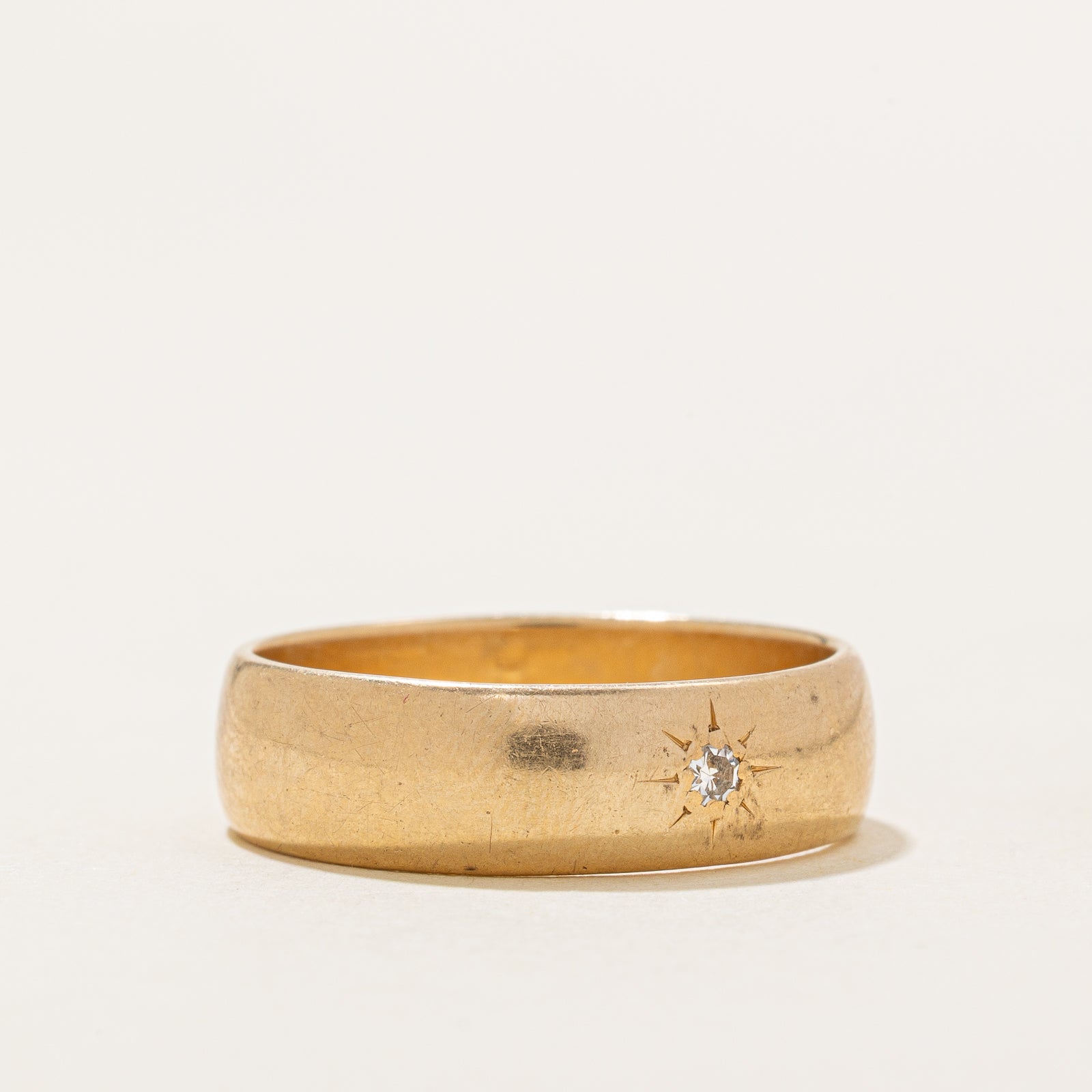 Star Set Diamond Band | 0.04ct | SZ 9.25