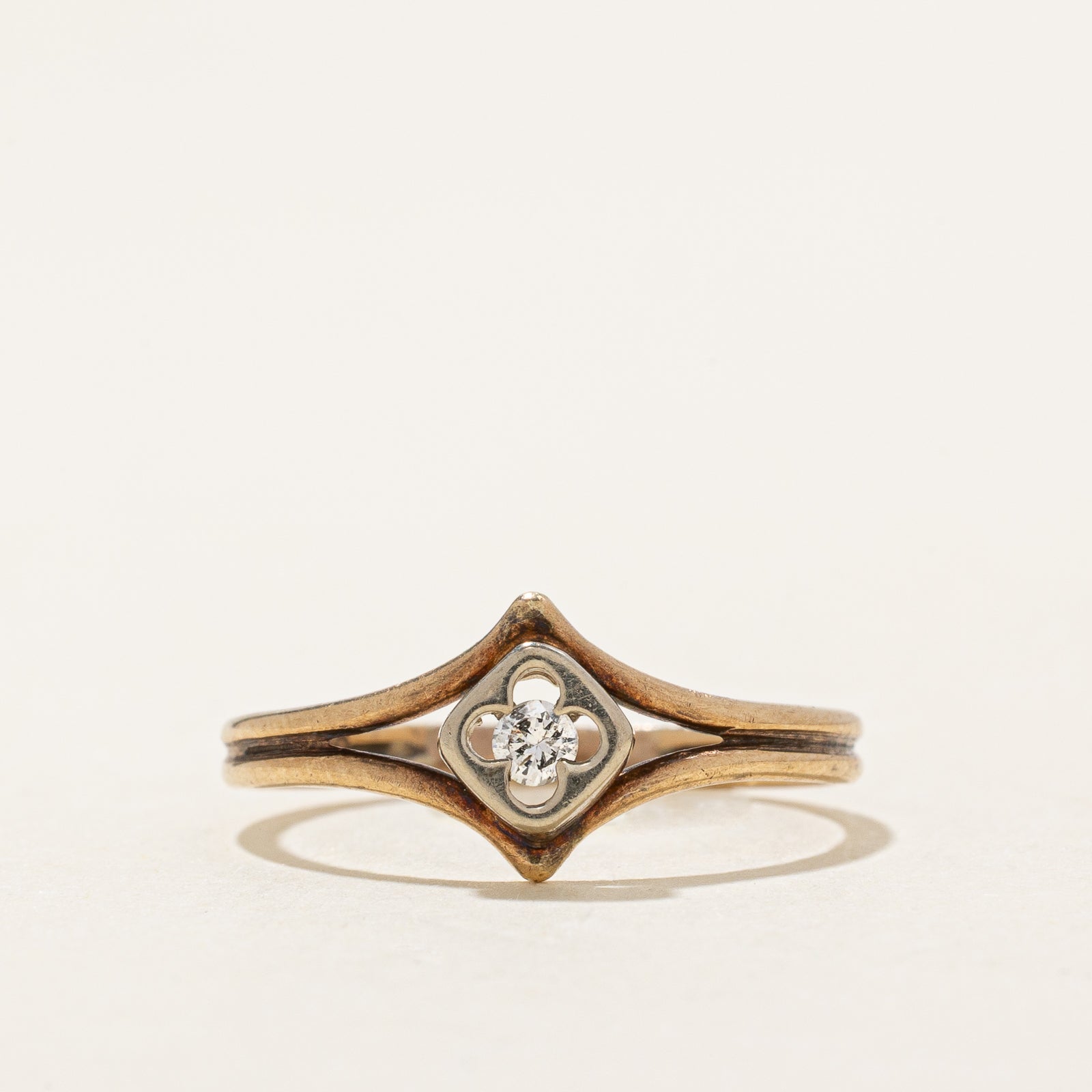 Diamond Openwork Ring | 0.05ct | SZ 6