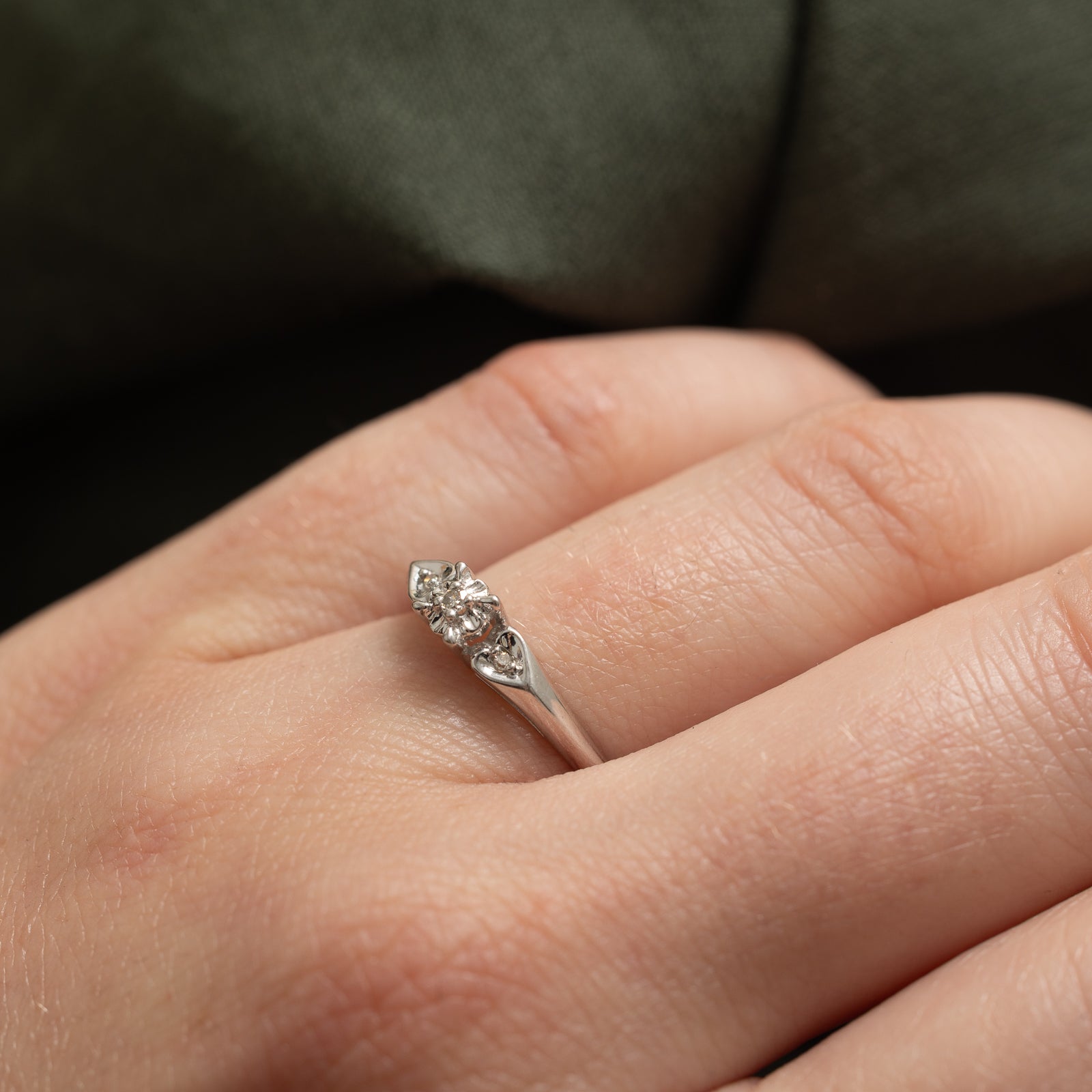 Illusion Set Diamond Ring | 0.03ctw | SZ 6.5