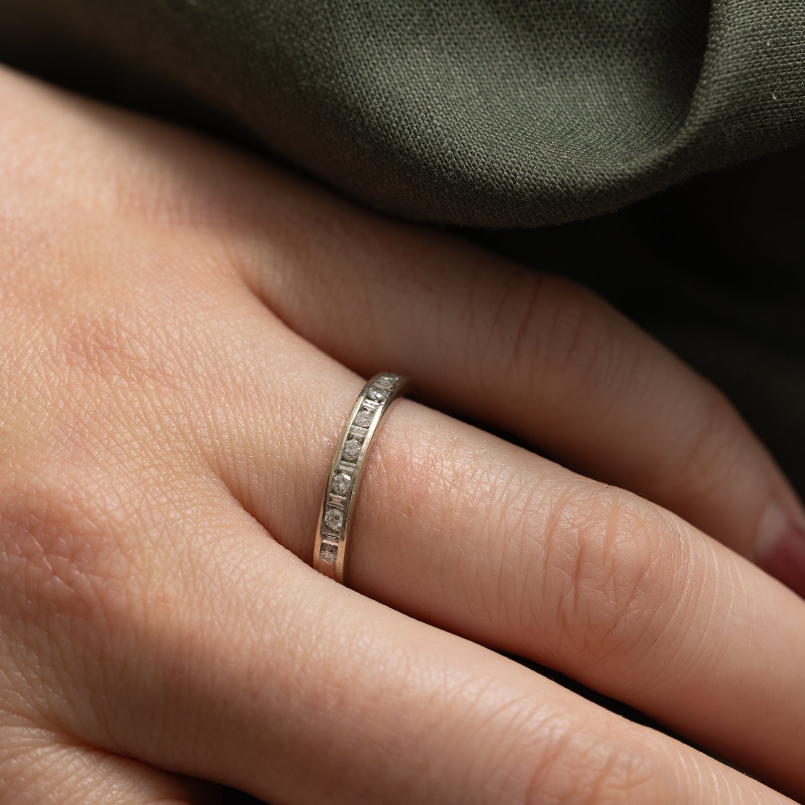 Semi Eternity Channel Set Diamond Band | 0.20ctw | SZ 7