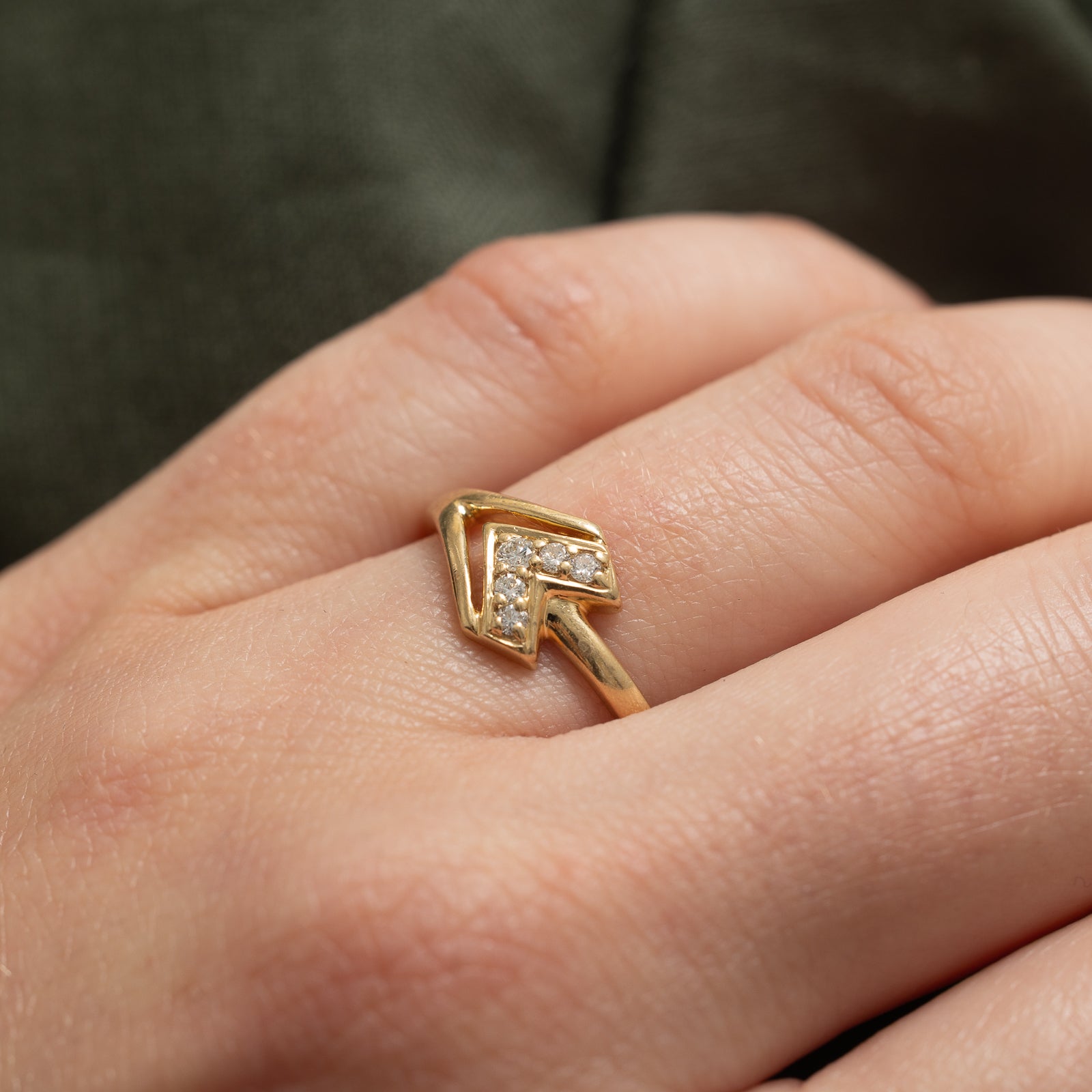 Diamond Arrow Ring | 0.10ctw | SZ 7.5