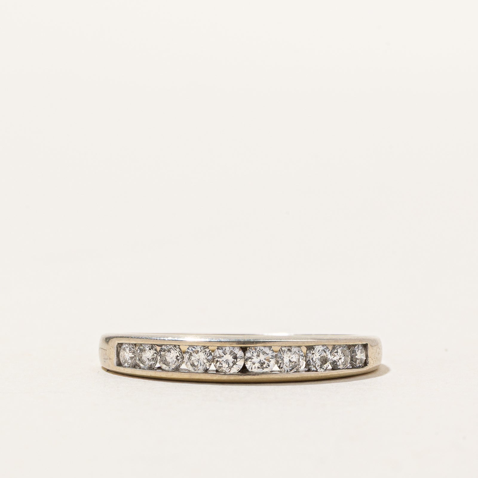 Channel Set Semi Eternity Diamond Band | 0.25ctw | SZ 6