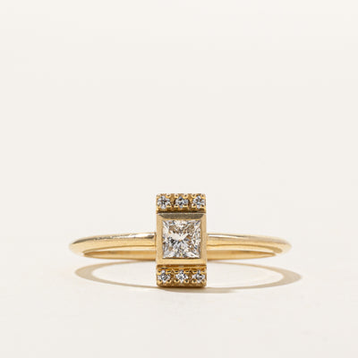 GIA Certified Princess Cut Diamond Ring | 0.31ctw | SZ 7