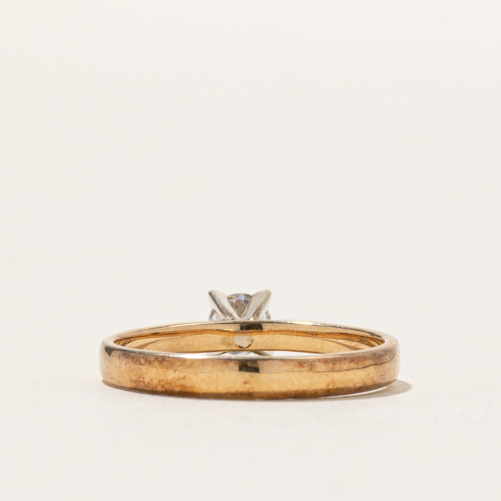 Solitaire High Set Diamond Ring | 0.22ct | SZ 5