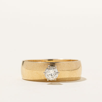 Solitaire High Set Diamond Band | 0.35ct | SZ 8.75
