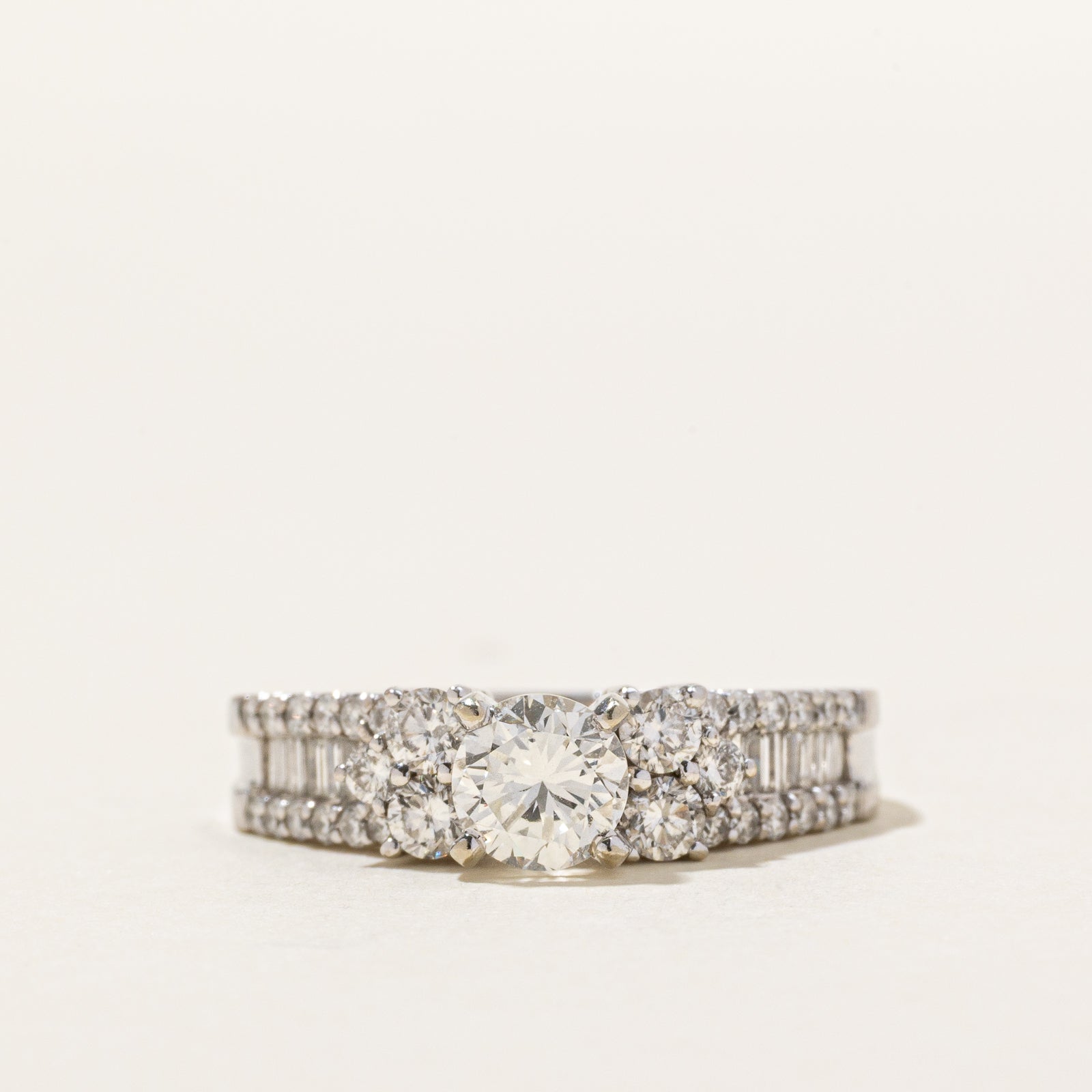 Round Brilliant Diamond Engagement Ring | 1.05ctw | SZ 5.25