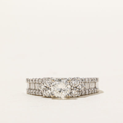 Round Brilliant Diamond Engagement Ring | 1.05ctw | SZ 5.25