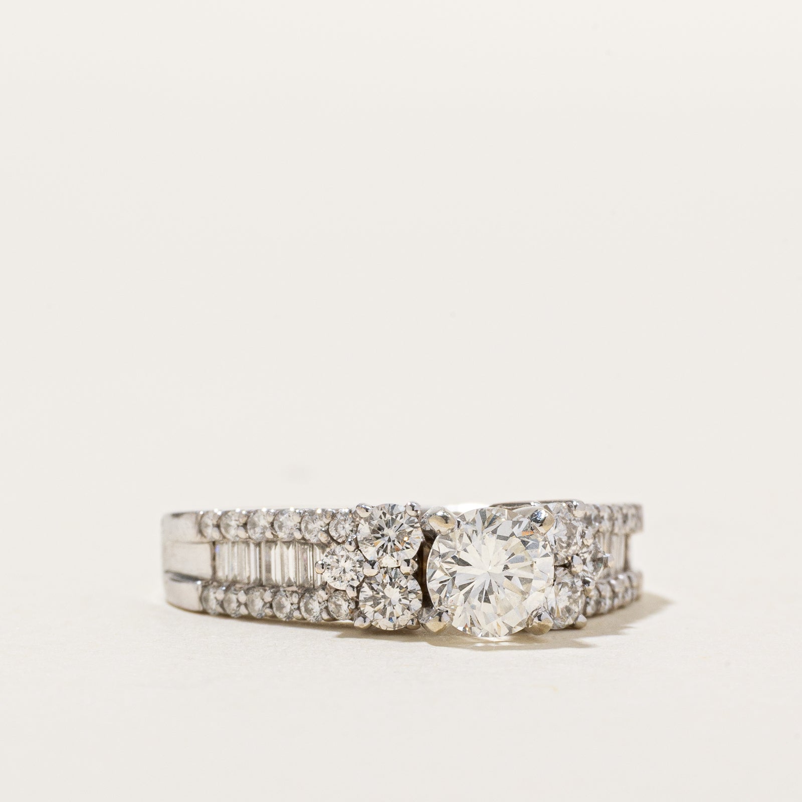 Round Brilliant Diamond Engagement Ring | 1.05ctw | SZ 5.25