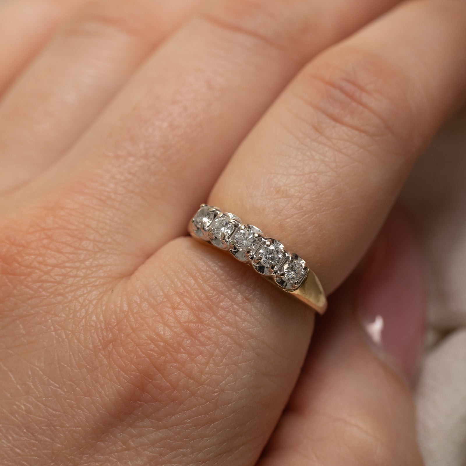 14K Five Stone Diamond Ring | 0.40ctw | SZ 7