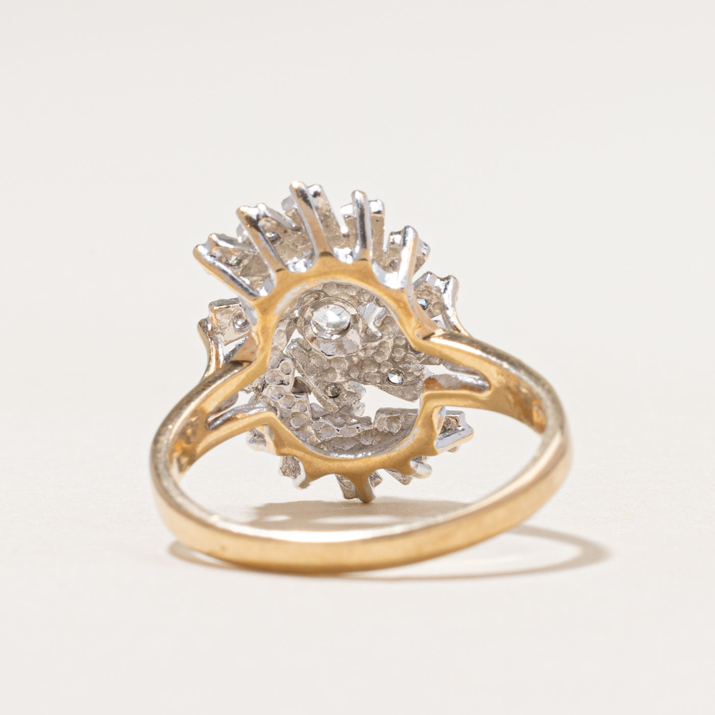 Diamond Cluster Cocktail Ring | 0.33ctw | SZ 6.25