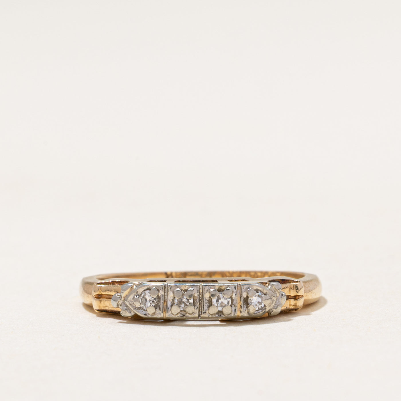 Four Stone Diamond Ring | 0.06ctw | SZ 5.75