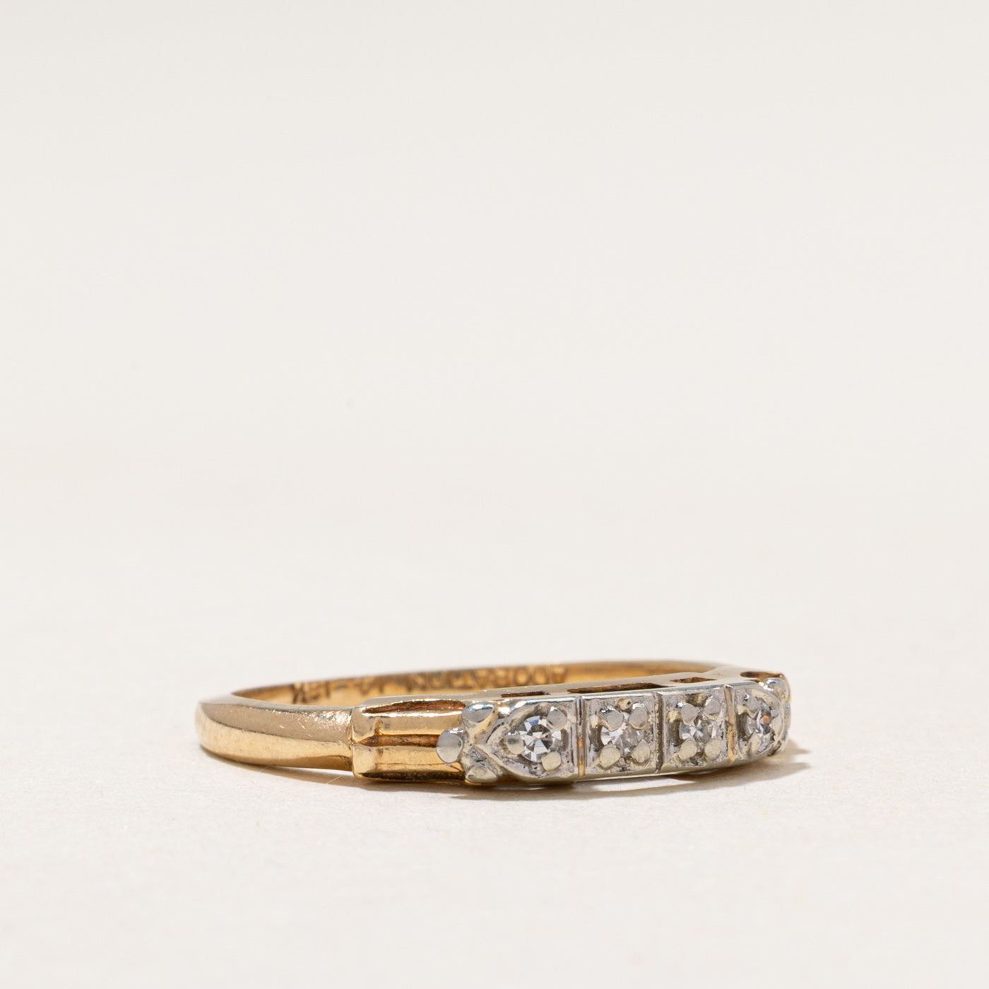 Four Stone Diamond Ring | 0.06ctw | SZ 5.75