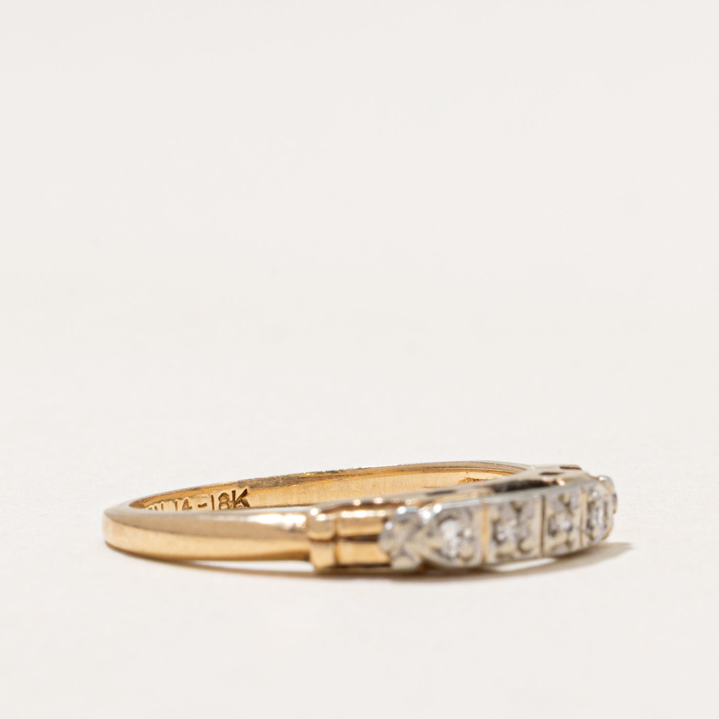 Four Stone Diamond Ring | 0.06ctw | SZ 5.75