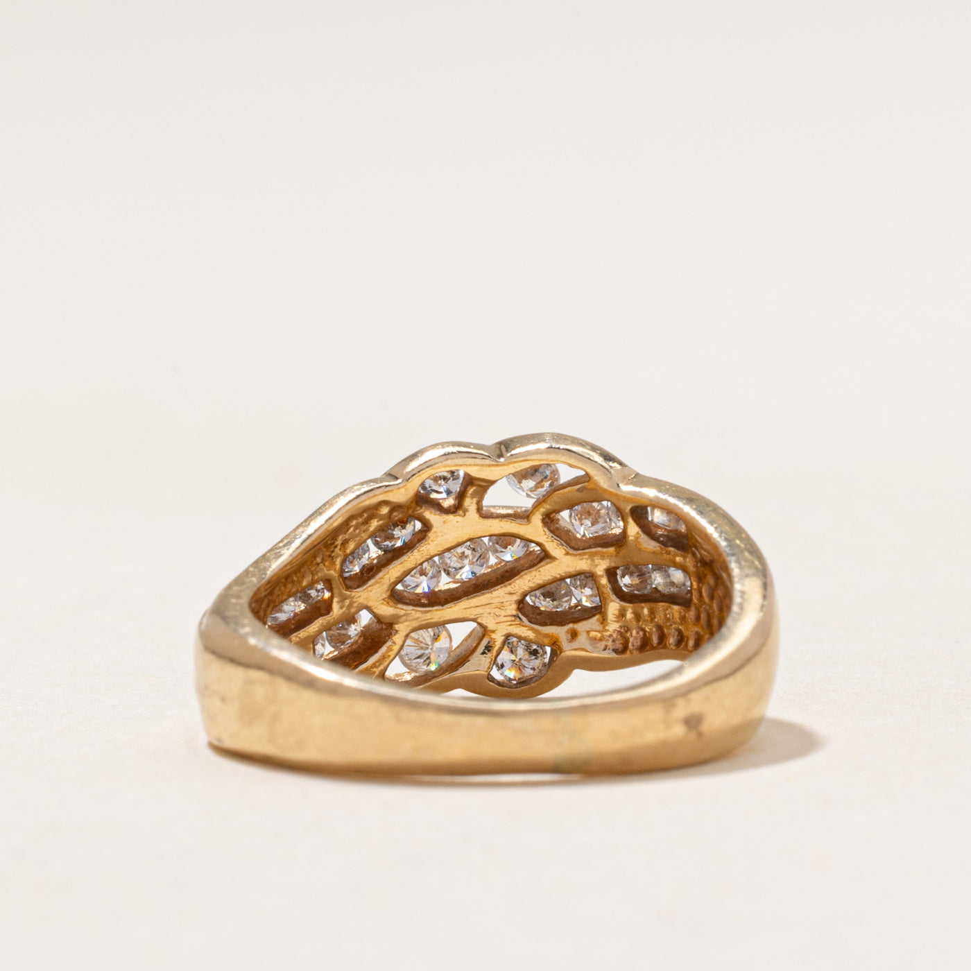 Channel Set Diamond Waterfall Ring | 0.60ctw | SZ 5.5