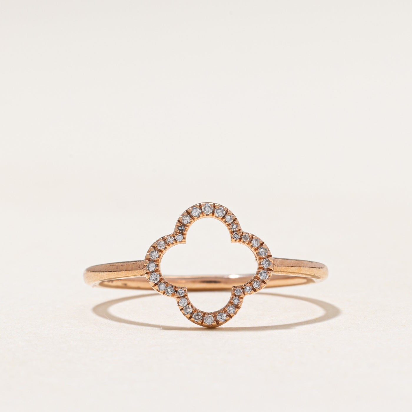 Diamond Clover Ring | 0.06ctw | SZ 7