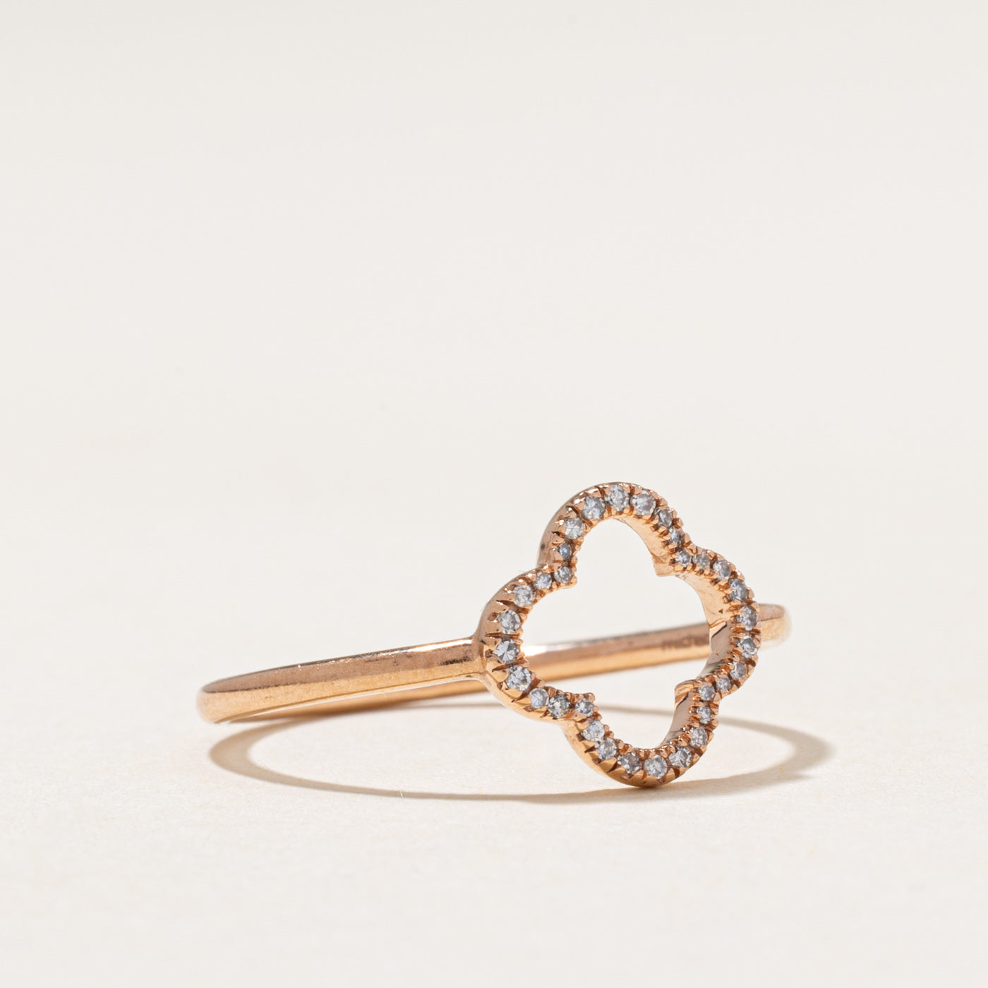 Diamond Clover Ring | 0.06ctw | SZ 7
