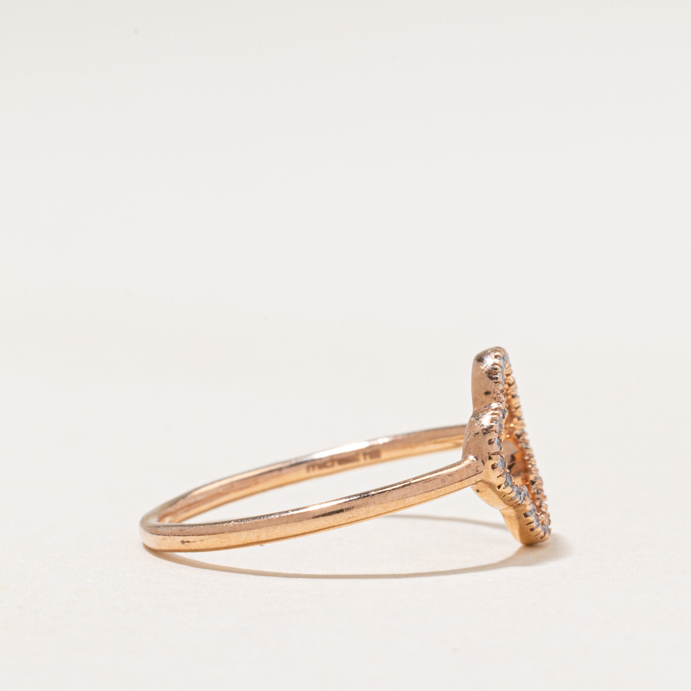 Diamond Clover Ring | 0.06ctw | SZ 7