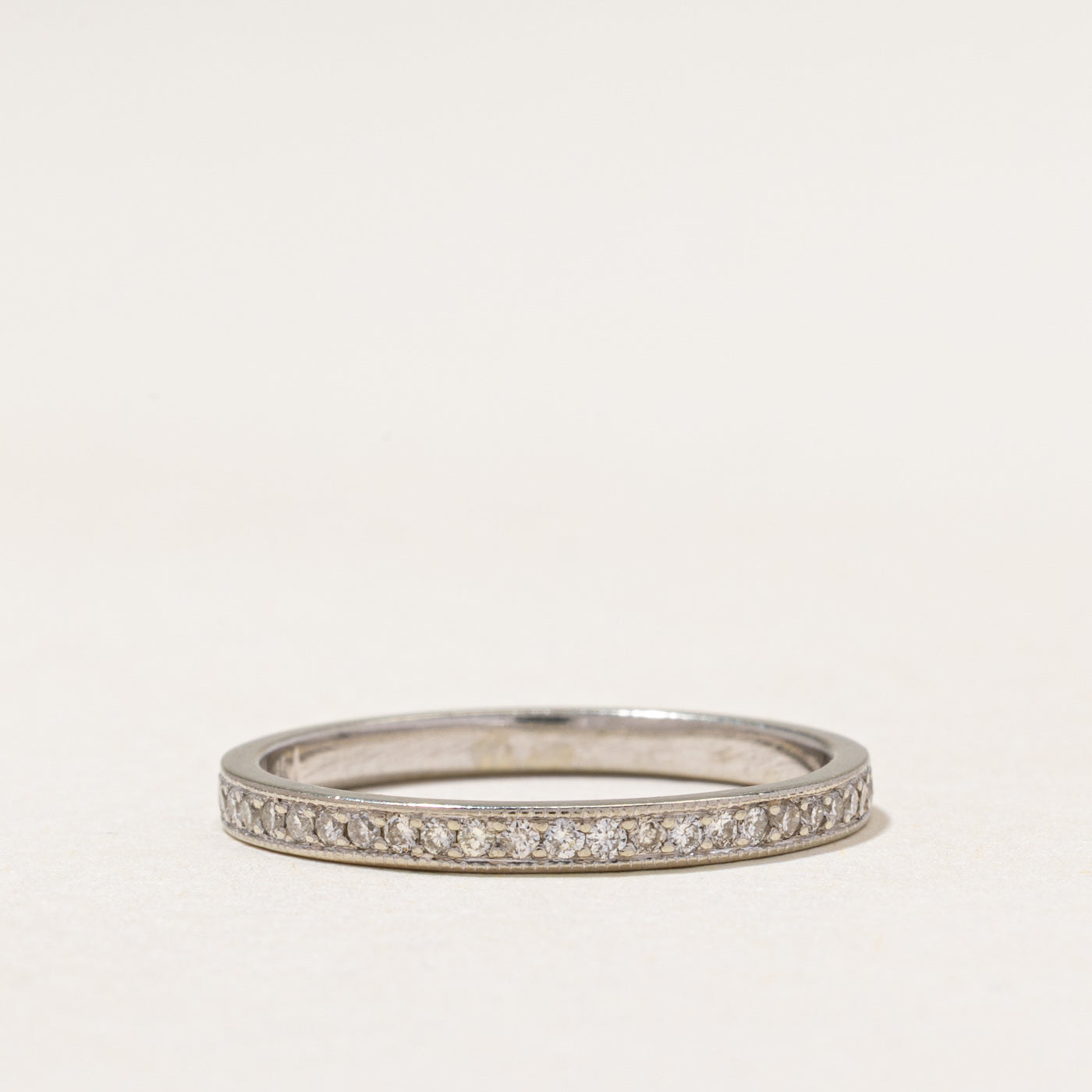 19k Semi Eternity Diamond Band | 0.24ctw | 1.95mm | SZ 6.5