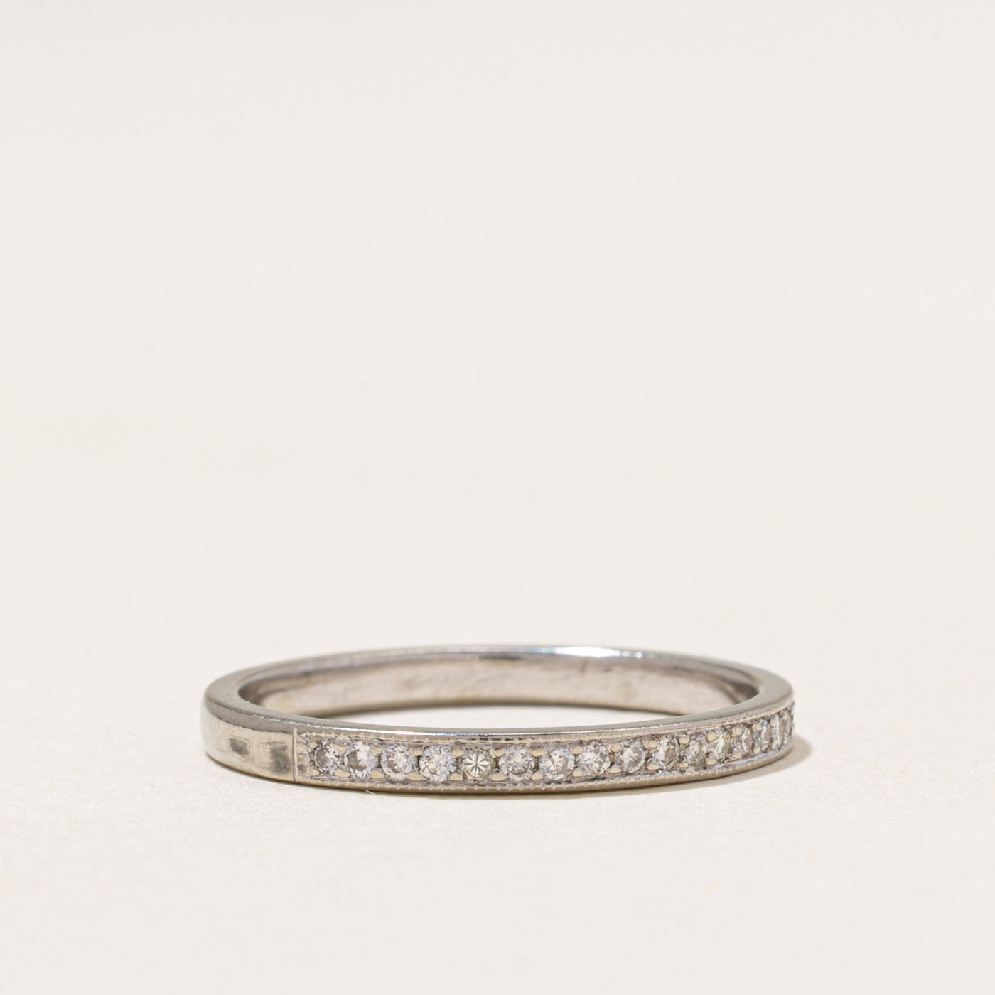 19k Semi Eternity Diamond Band | 0.24ctw | 1.95mm | SZ 6.5