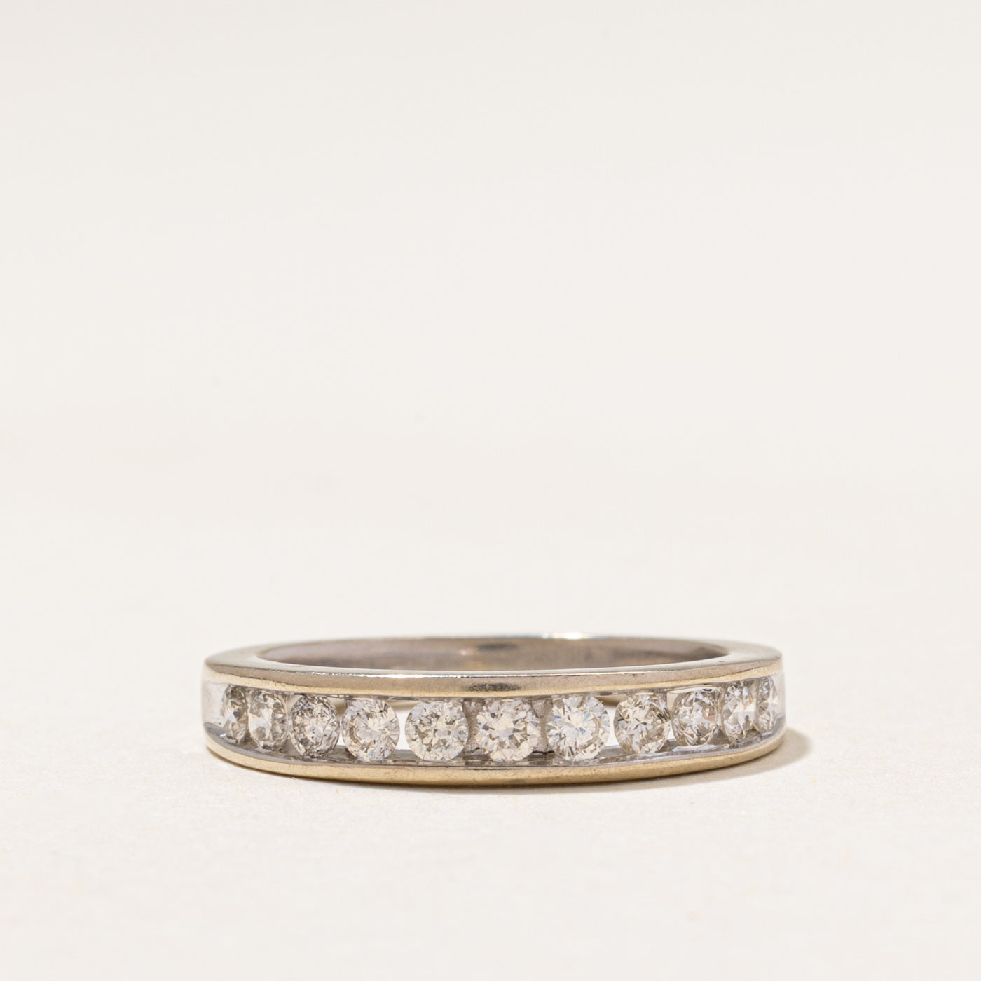 Channel Set Semi Eternity Diamond Band | 0.50ctw | 2.45mm | SZ 5.5