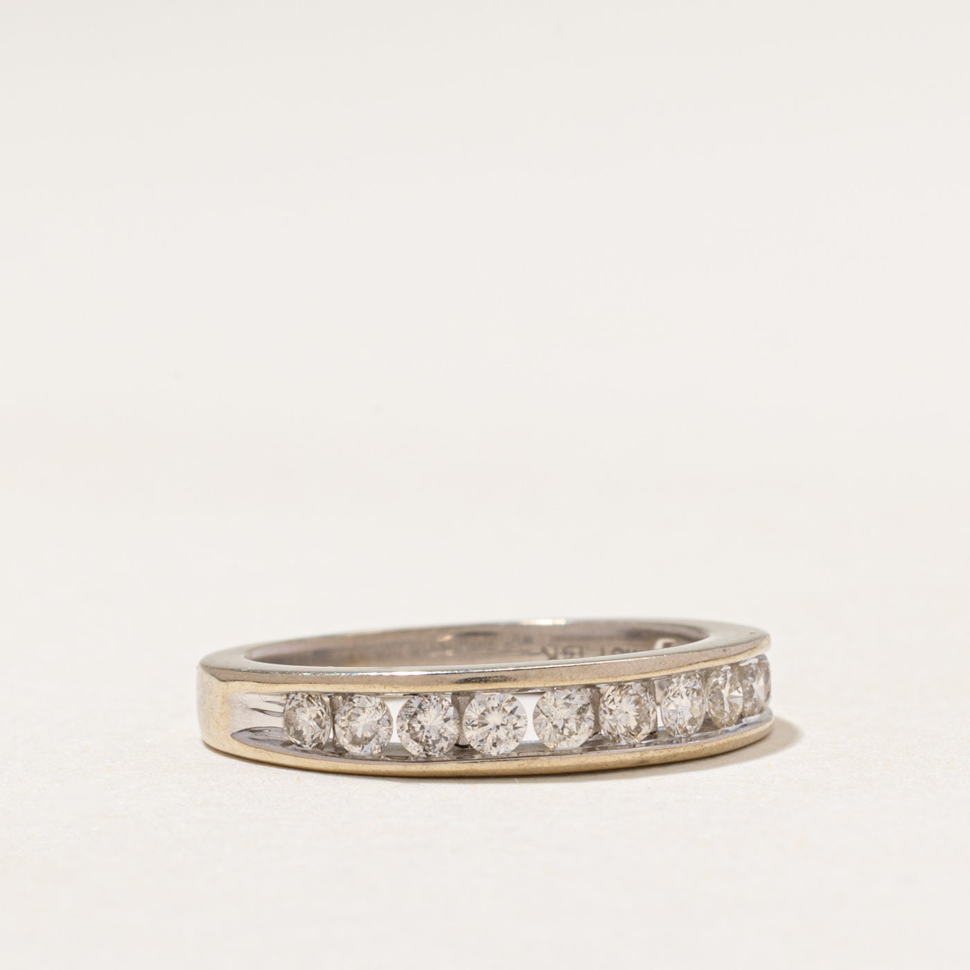 Channel Set Semi Eternity Diamond Band | 0.50ctw | 2.45mm | SZ 5.5