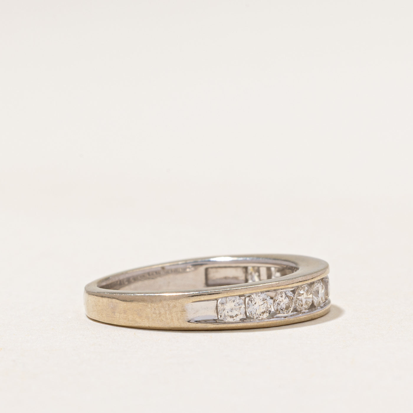 Channel Set Semi Eternity Diamond Band | 0.50ctw | 2.45mm | SZ 5.5