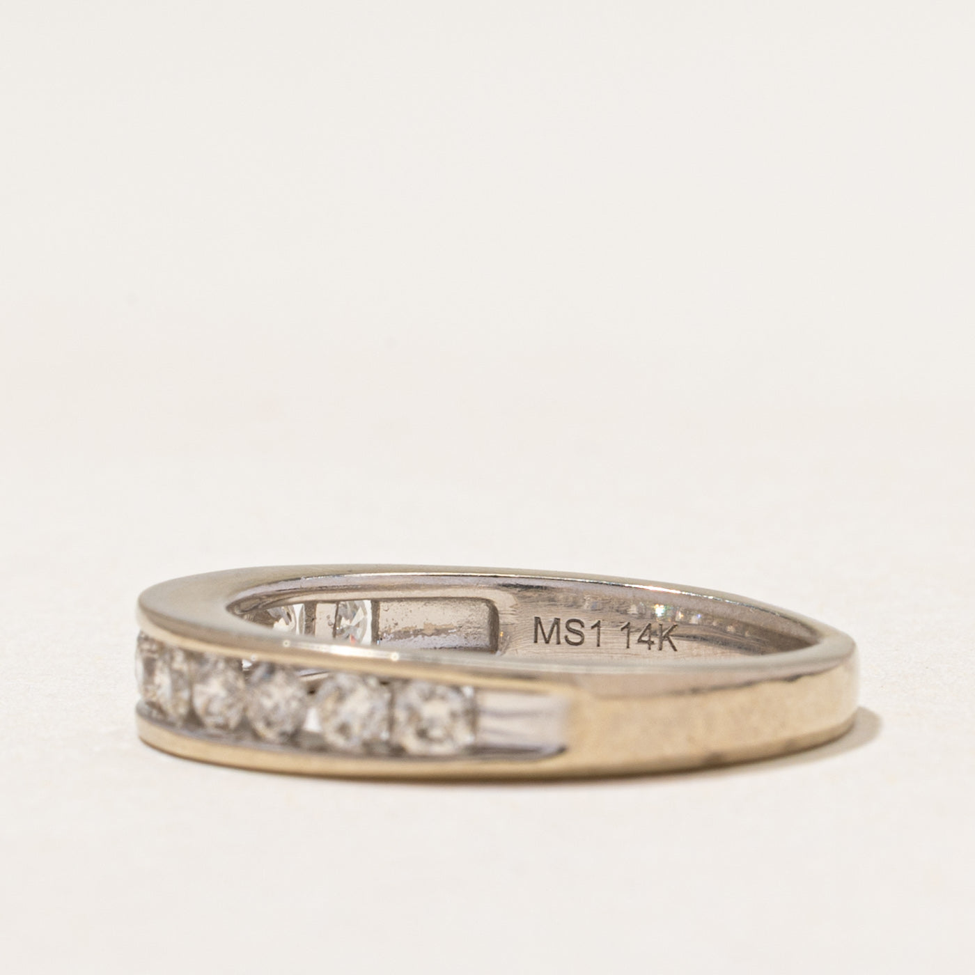 Channel Set Semi Eternity Diamond Band | 0.50ctw | 2.45mm | SZ 5.5