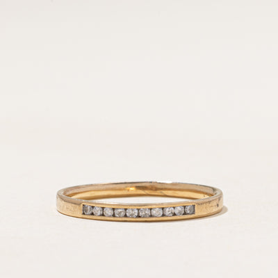 Channel Set Diamond Band | 0.10ctw | 2.15mm | SZ 8.5
