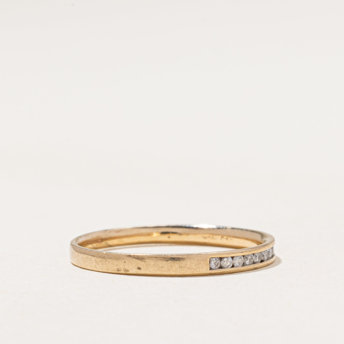 Channel Set Diamond Band | 0.10ctw | 2.15mm | SZ 8.5