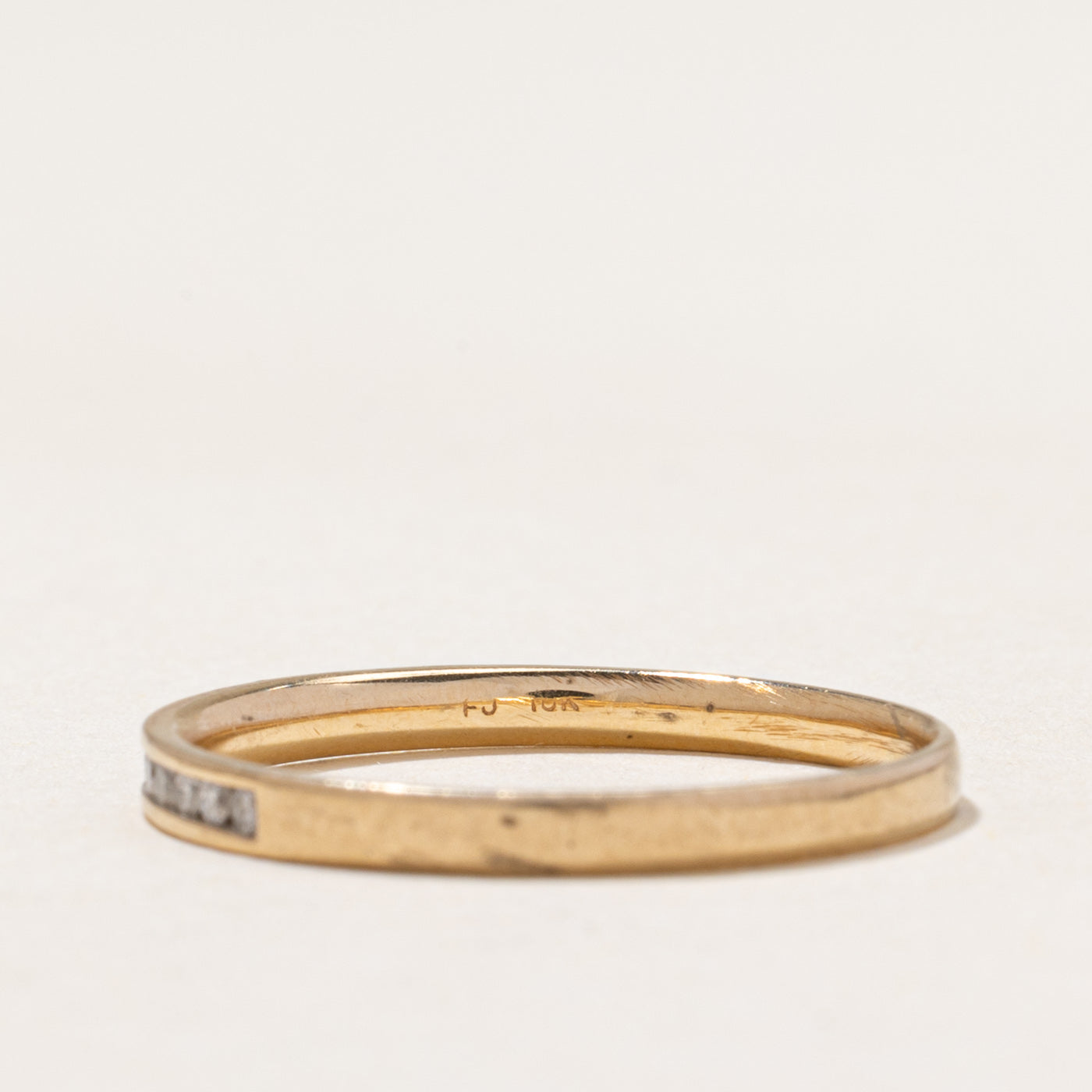 Channel Set Diamond Band | 0.10ctw | 2.15mm | SZ 8.5
