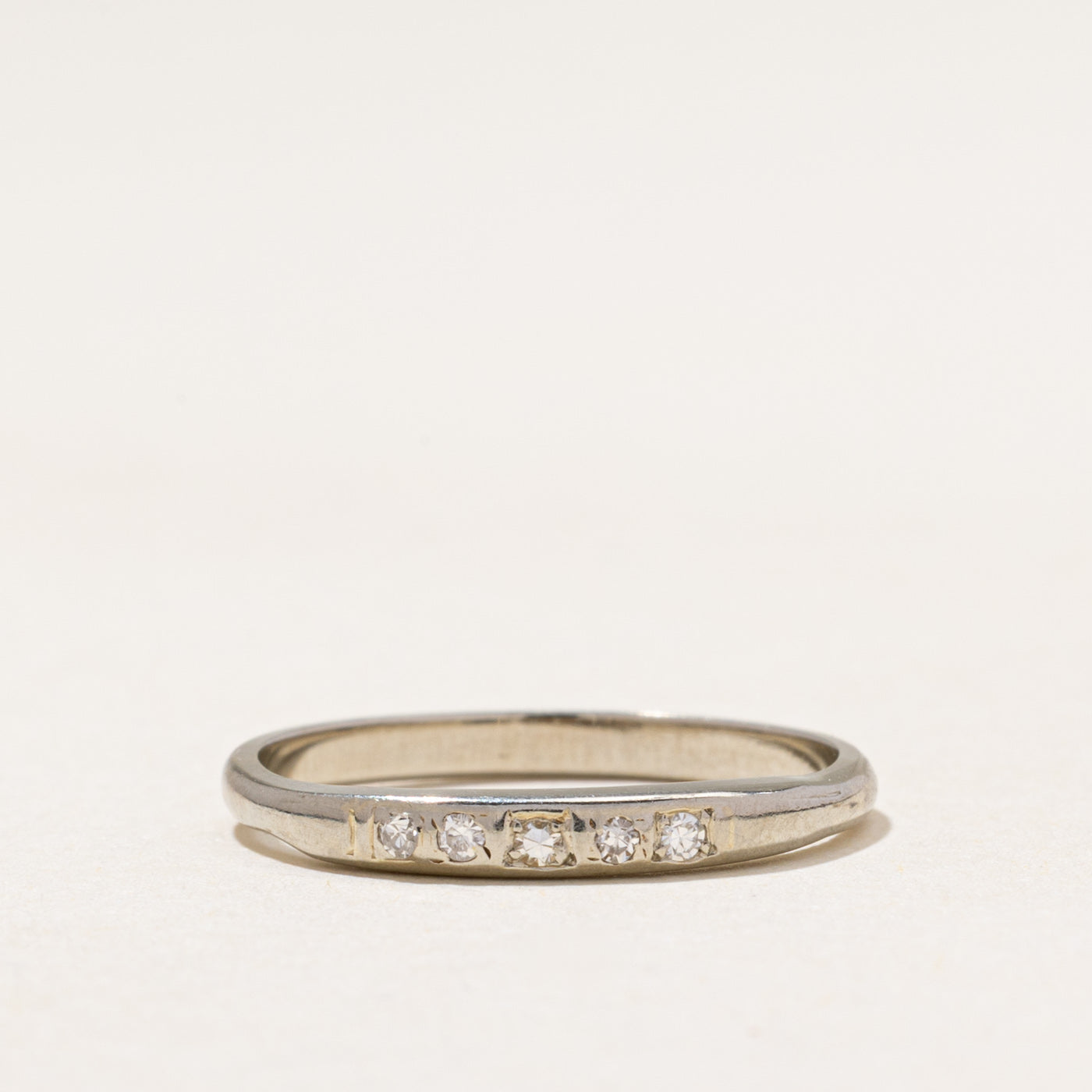 Five Stone Diamond Band | 0.06ctw | 1.95mm | SZ 6.25