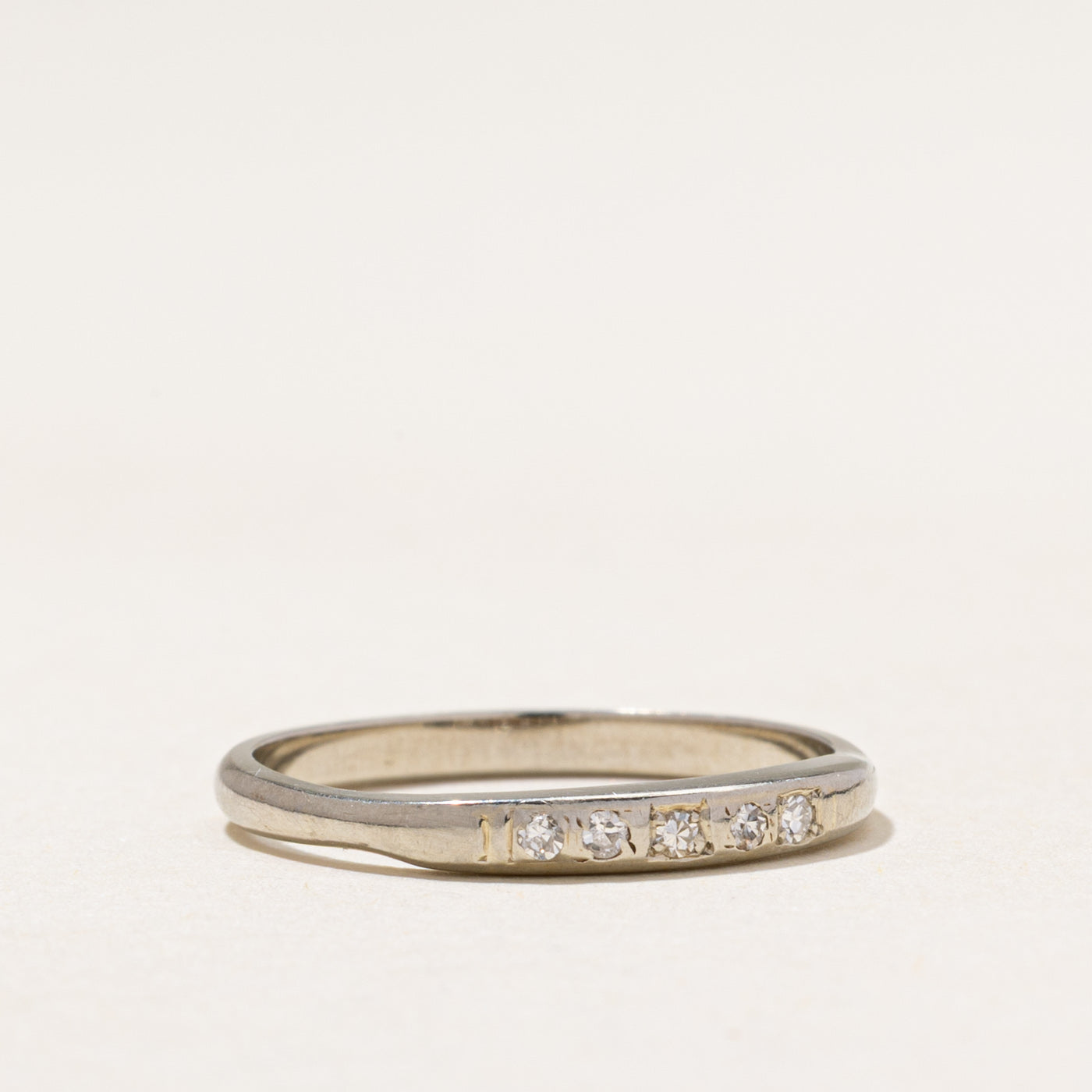 Five Stone Diamond Band | 0.06ctw | 1.95mm | SZ 6.25