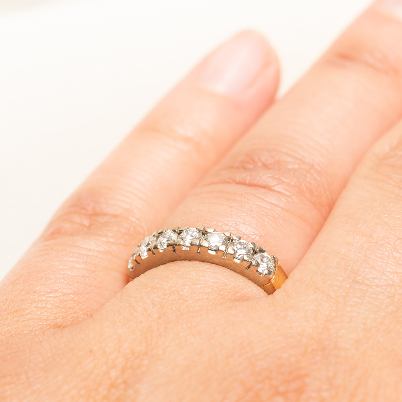 14k Seven Stone Diamond Ring | 0.70ctw | SZ 6.25