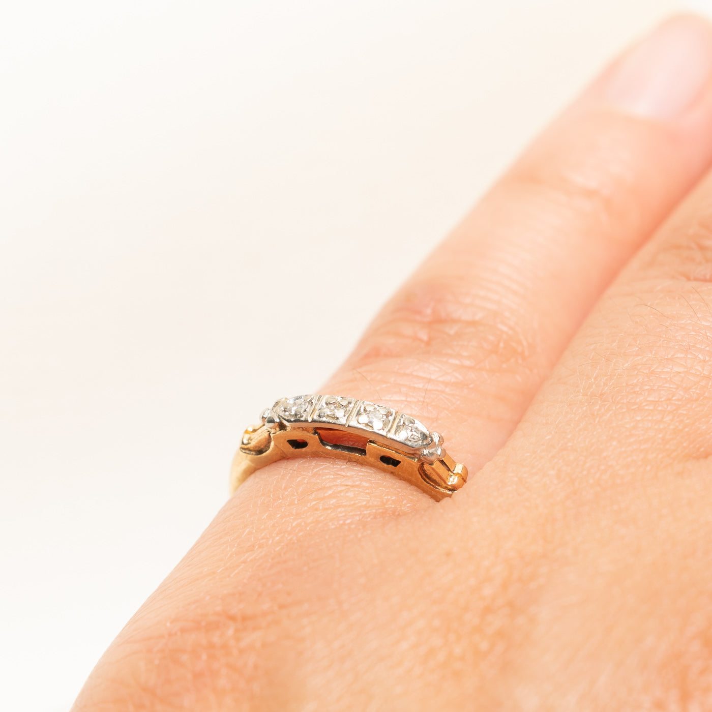 Four Stone Diamond Ring | 0.06ctw | SZ 5.75