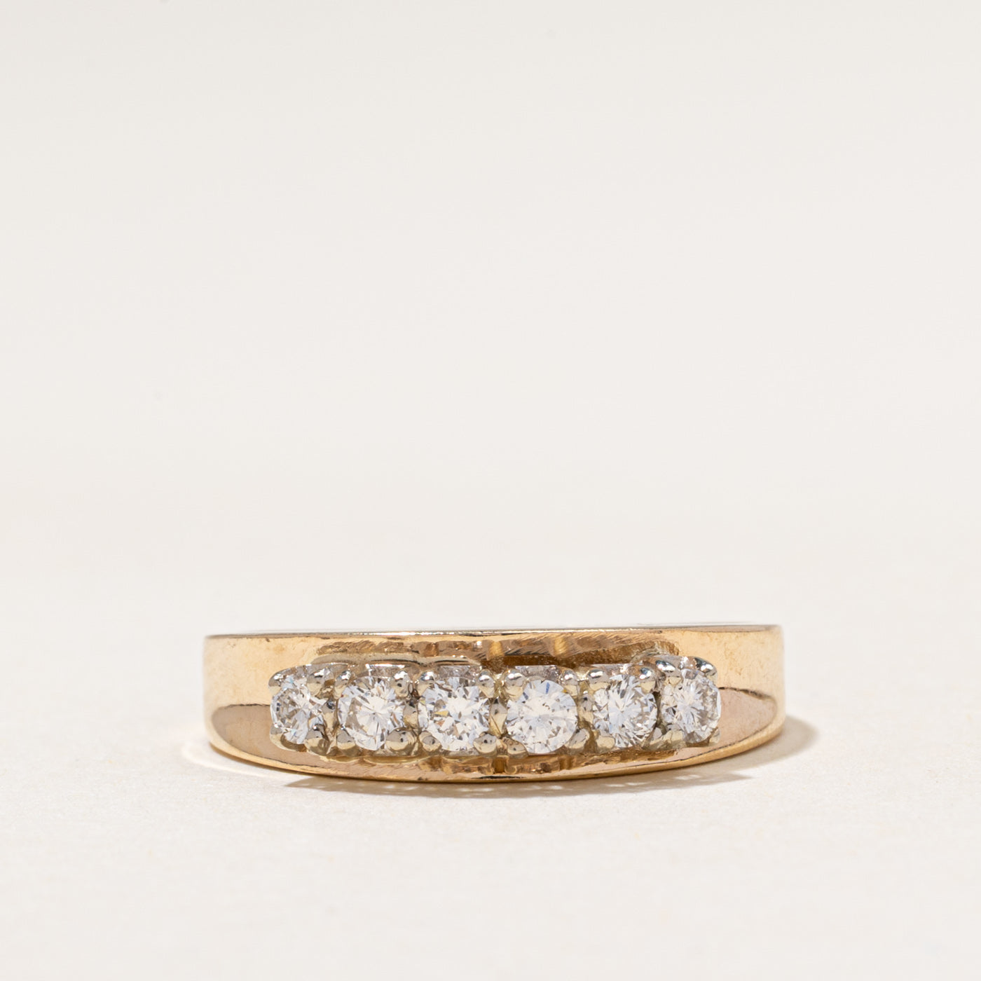 Six Stone Diamond Ring | 0.35ctw | SZ 8.25