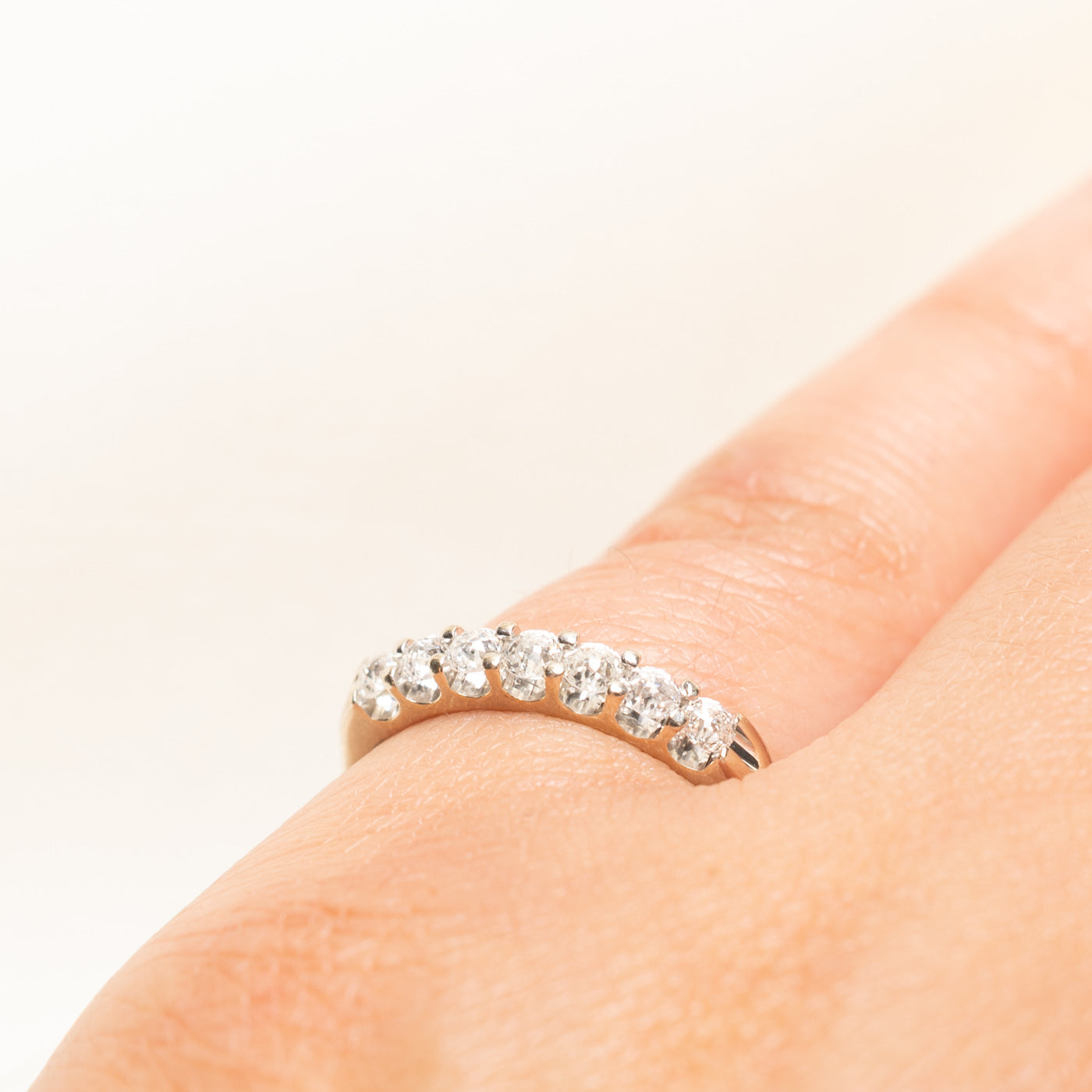 14k Seven Stone Diamond Ring | 0.36ctw | SZ 6