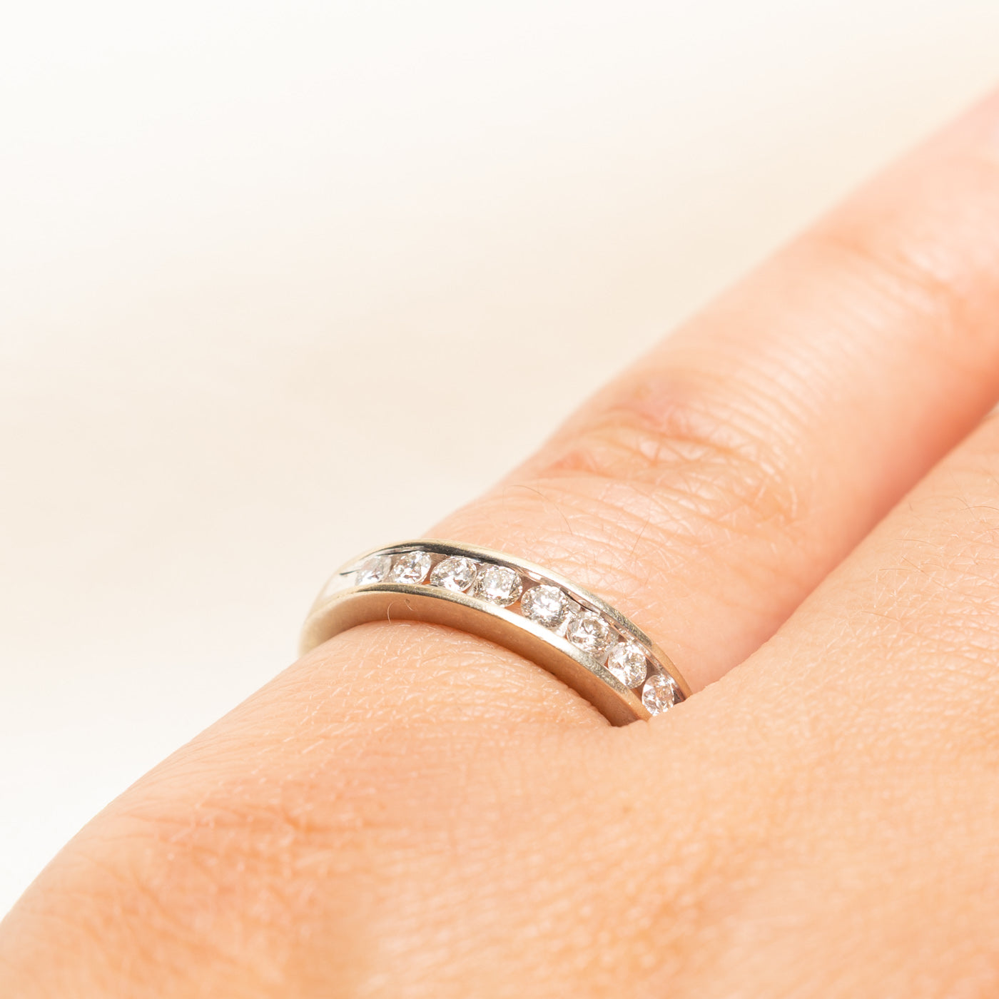 Channel Set Semi Eternity Diamond Band | 0.50ctw | 2.45mm | SZ 5.5