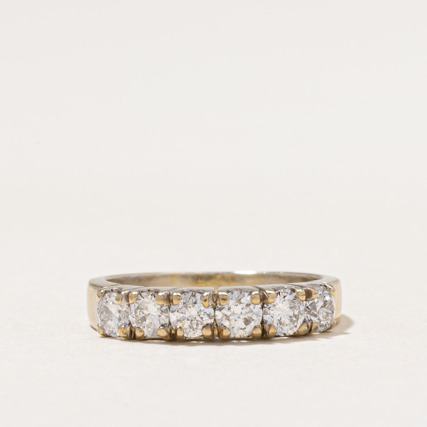 Six Stone Diamond Ring | 0.63ctw | SZ 4