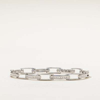 Princess Cut Diamond Open Link Bracelet | 1.50ctw | 7